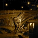 мост ночью