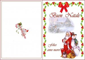 Санта Клаус и снеговик