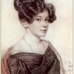 Портрет Олениной Анны Алексеевны 1828 г.