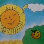 Солнышко - рисунок