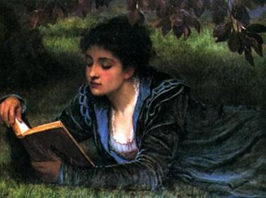Девушка, читающая книгу