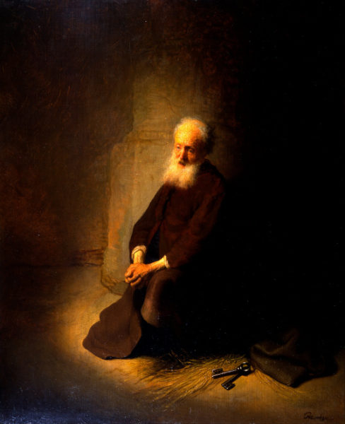 Апостол Пётр в тюрьме- Рембрант-1631