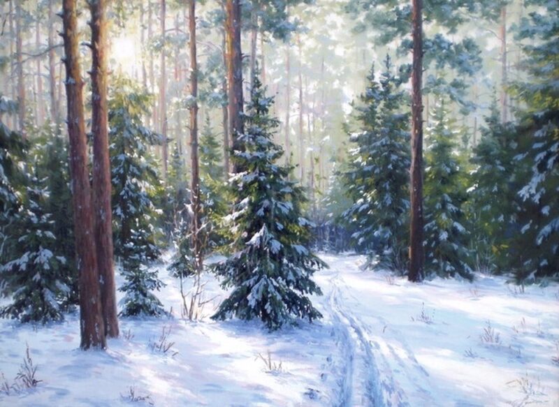 Зима-лес-лыжня