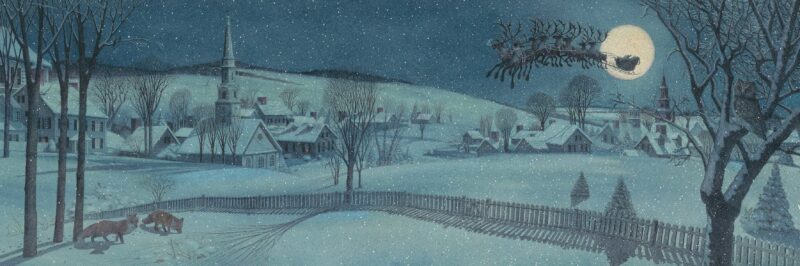 Ночь перед Рождеством: иллюстрация Чарльза Санторе