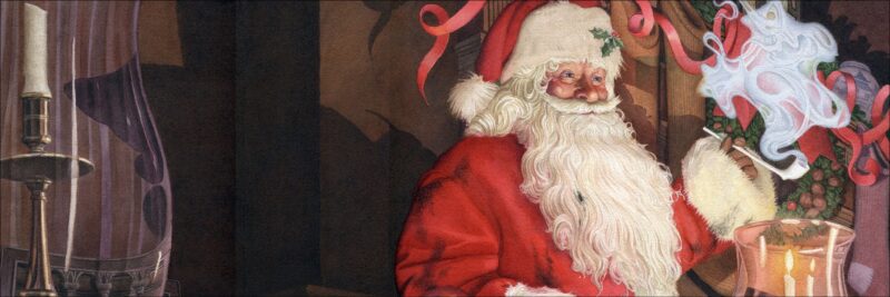 Санта-Клаус иллюстратора Чарльза Санторе